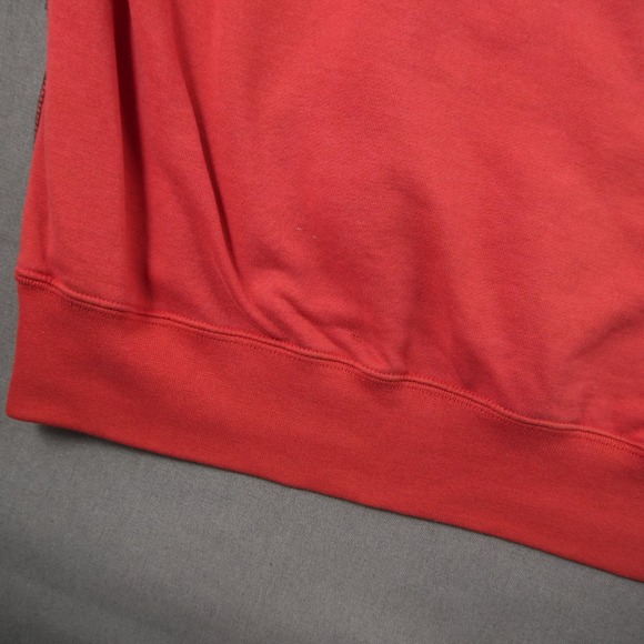 Y2K Vintage Thrashed Hurley Skater Hoodie Pullover Mens M Red Black - Picture 13 of 15